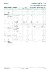 74AHCT573D Datasheet Page 6