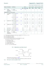 74AHCT573D Datasheet Page 8