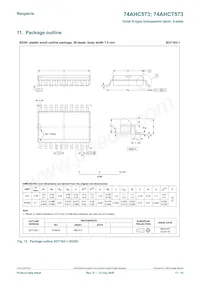 74AHCT573D Datasheet Page 11