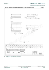 74AHCT573D Datasheet Page 12