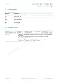 74AHCT86BQ-Q100X Datasheet Page 12