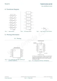 74AHCU04BQ-Q100X Datenblatt Seite 2