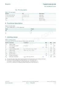 74AHCU04BQ-Q100X Datenblatt Seite 3