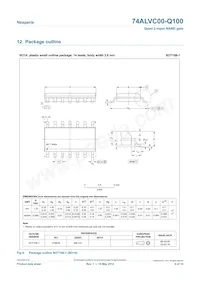 74ALVC00BQ-Q100X Datasheet Page 8