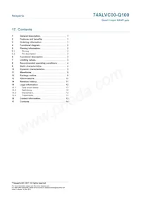 74ALVC00BQ-Q100X Datasheet Page 14