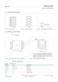 74ALVC00D Datasheet Page 2