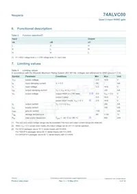74ALVC00D Datasheet Page 3