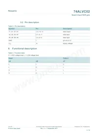 74ALVC02D Datasheet Page 3
