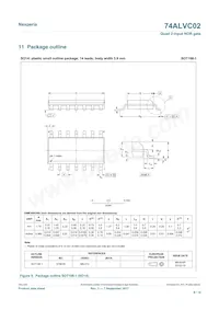 74ALVC02D Datasheet Page 8