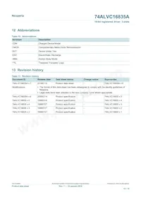 74ALVC16835ADGG Datenblatt Seite 12