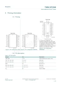 74ALVC244D Datasheet Page 3