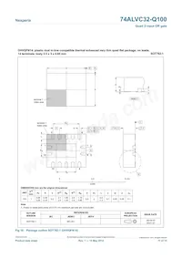74ALVC32BQ-Q100X Datasheet Page 11