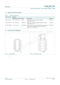 74ALVC374PW Datasheet Page 2