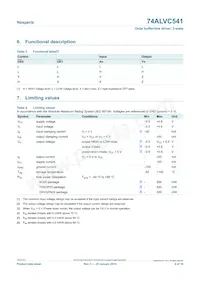 74ALVC541D Datasheet Page 4