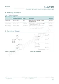 74ALVC74D Datasheet Page 2