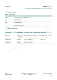 74ALVC74D Datasheet Page 15