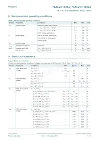74ALVCH16244DL Datasheet Page 5