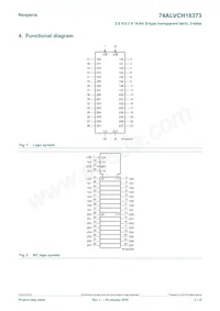 74ALVCH16373DL Datasheet Page 2