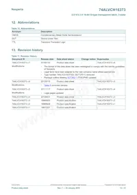 74ALVCH16373DL Datasheet Page 13