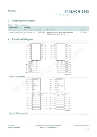 74ALVCH16543DGGS Datasheet Page 2
