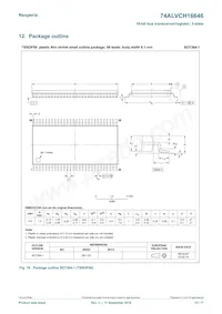 74ALVCH16646DGGS Datasheet Page 14