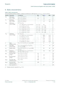 74ALVCH16652DGGS Datasheet Page 7