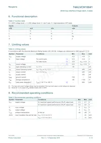 74ALVCH16841DGGS Datasheet Page 4