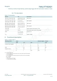 74ALVT162821DL Datasheet Page 5