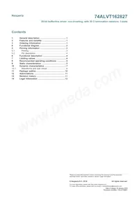 74ALVT162827DL Datasheet Pagina 14