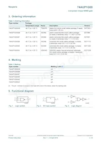 74AUP1G00GN Datasheet Page 2