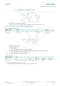 74AUP1G00GN Datasheet Page 10