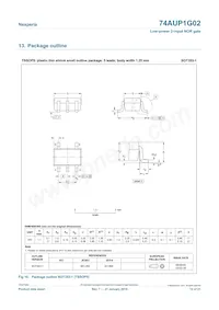 74AUP1G02GS Datasheet Page 12