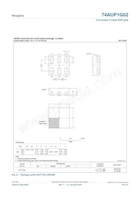 74AUP1G02GS Datasheet Page 16