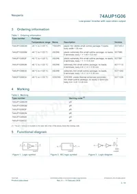 74AUP1G06GN數據表 頁面 2