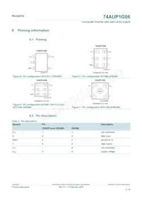 74AUP1G06GN數據表 頁面 3