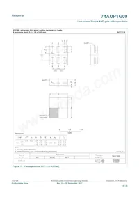 74AUP1G09GS Datasheet Page 14