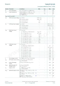 74AUP1G125GF Datasheet Page 6