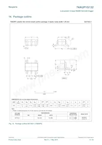 74AUP1G132GS Datasheet Page 12