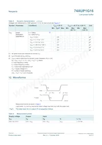 74AUP1G16GFH Datasheet Page 9