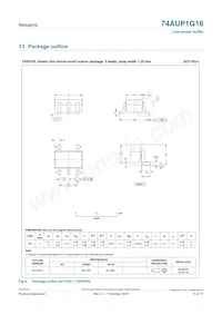 74AUP1G16GFH Datasheet Page 11