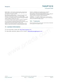 74AUP1G16GFH Datasheet Page 16