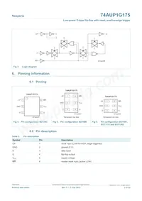 74AUP1G175GN Datasheet Page 3