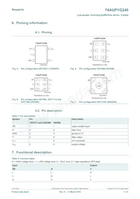 74AUP1G240GN Datasheet Page 3