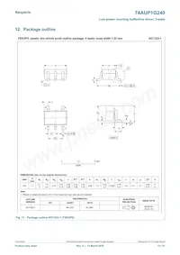 74AUP1G240GN Datasheet Page 13
