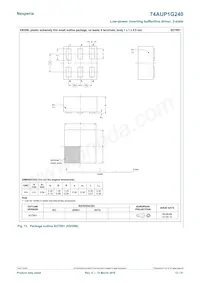 74AUP1G240GN Datasheet Page 15