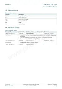 74AUP1G32GW-Q100H Datasheet Page 12