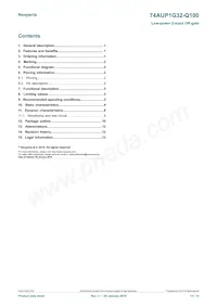 74AUP1G32GW-Q100H Datasheet Page 14