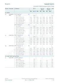 74AUP1G373GN Datasheet Page 11