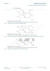 74AUP1G373GW-Q100H Datasheet Page 12