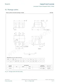 74AUP1G373GW-Q100H數據表 頁面 14